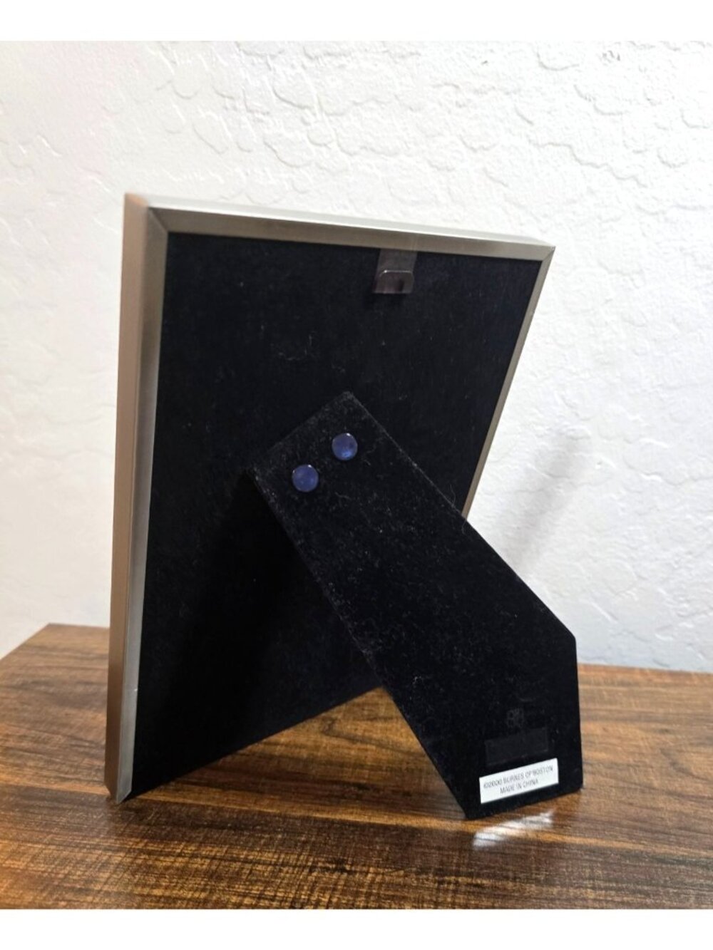 Burnes Of Boston 4x6 Metal Picture Frame With Textured Accents Tabletop - Picture 3 of 8